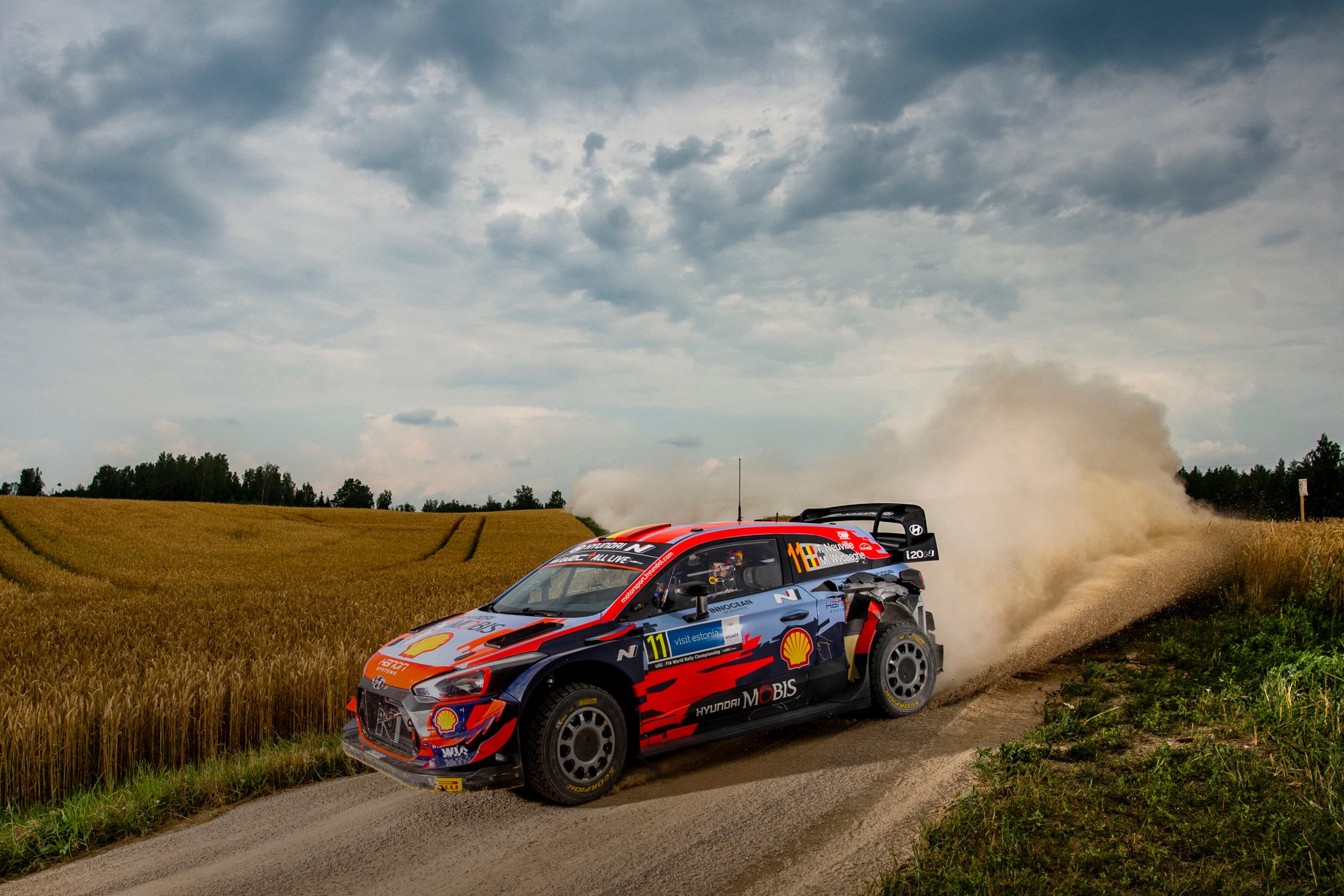 Belgian driver bids to give his FIA World Rally Championship title aspirations a boost on home roads.